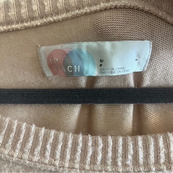 Free People Beach Last Call Mini Dress Size Small in Pale Peach - Picture 3 of 12